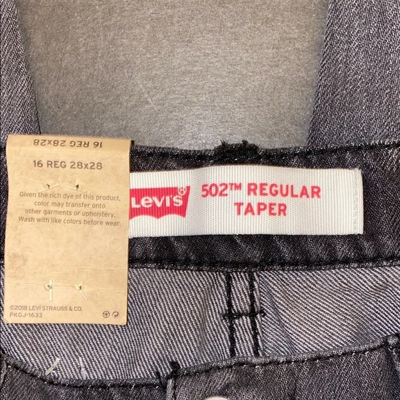 Levi's 502 Regular Taper Fit Jeans Faded Size 16 REG 28x28 - Picture 2 of 12
